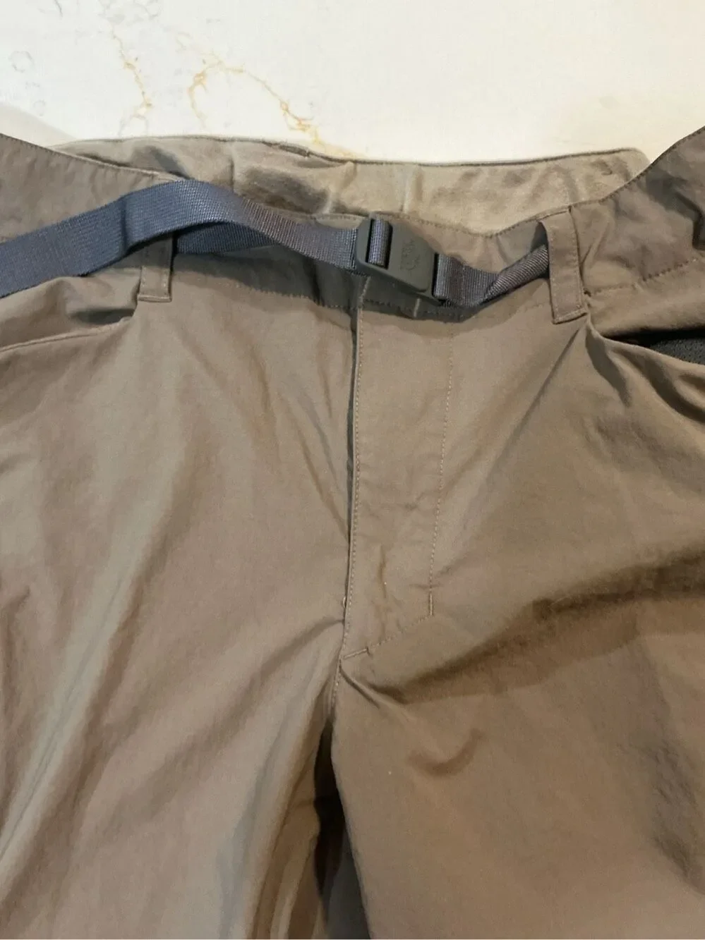 The North Face Mens Sz 36 Belted Technical Pants Hiking